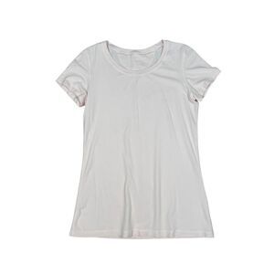 Lululemon Love T-Shirt Scoop Neckline Short Sleeves Pima Cotton Baby Pink Size 6